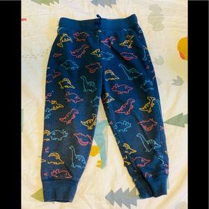 Boys 3T dinosaur cotton sweats